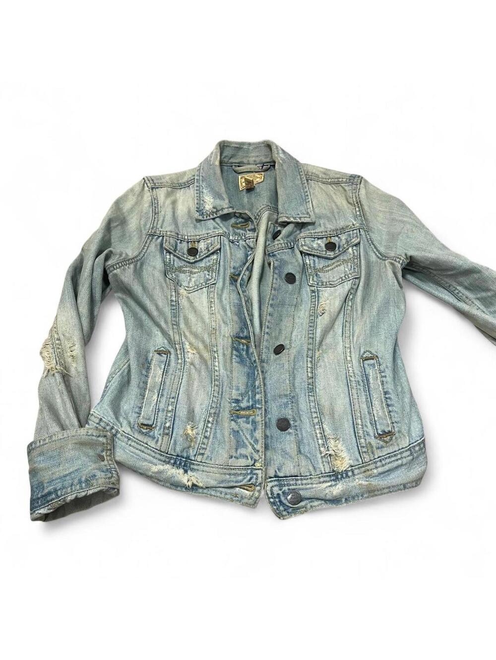 Y2K Abercrombie and fitch denim jacket